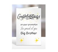 Congratulations on your promotion card, for Big Brother, gifts for men, women, him, her, female, male, presents for Christmas, new, so proud of you, A5-170_20