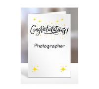 Congratulations Photographer card, gifts for men, women, colleagues, boss, manager, son, daughter, grandson, presents for christmas, A5-243c_16