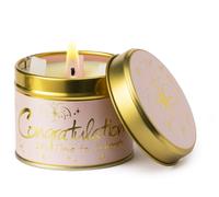 Lily-Flame Congratulations Tin Candle