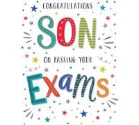 Congratulations Son on Passing Your Exams - 8 x 6 inches - Regal Publishing