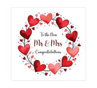 Congratulations Wedding Card Just Married Card Wedding cards for Bride and Groom 145 x 150 mm Wedding Cards Congratulations On your Wedding Day Card