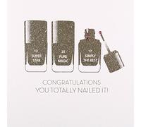 Congratulations You Totally Nailed It ! - Handmade Greeting Card / GSM13