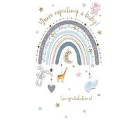 Congratulations You're Having A Baby Expectant Mum Hand-Finished Greeting Card JGS779