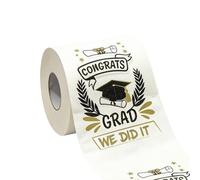 Congratulatory Toilet Papers | Bright Printing, Funny 2026 3-Layer Thickened | Merry Graduation Toilet Paper,For Dining Table, Bathroom, Family Gatherings, High School and College