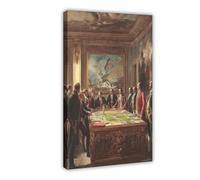 Congress of Vienna Art Print Canvas Poster Wall Art Decor Print Picture Paintings for Living Room Bedroom Decoration 12x18inch(30x45cm)