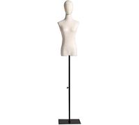 CONGRUI Mannequin Display Stand Female Tailors Dummies Torso Body Dress Form Busts For Dummy Model Clothing(D,S)