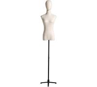 CONGRUI Mannequin Display Stand Female Tailors Dummies Torso Body Dress Form Busts For Dummy Model Clothing(B,S)