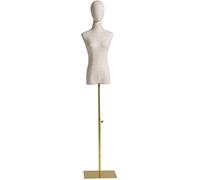 CONGRUI Mannequin Display Stand Female Tailors Dummies Torso Body Dress Form Busts For Dummy Model Clothing(C,S)