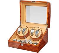 CONGRUI Watch Box Watches Automatic Winder Luxury Wooden Case Display Motor