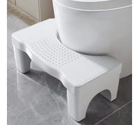 congumi Adult Folding Toilet Stool | Toilet Stool | White