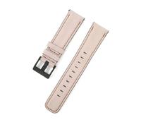 CongYi 20mm 22mm Oil Wax Cowhide Watch Band Retro Genuine Leather Watch Band Women Men Wristwatch Bracelet Universal Watchbands(Pink,20mm)