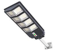 CONHOO 500W Solar Street Light Outdoor,360 LED Dusk to Dawn Outdoor Lighting,IP65 Waterproof LED Street Light Solar Powered, Patented MPPT Fast Charging, Keep Lighting Even 3-5 Rainy Days