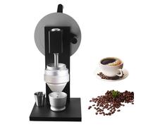 Conical Burr Coffee Grinder - Manual Coffee Bean Grinder with 83mm Grinding Disc and Adjustable Coarseness for Espresso - Die Cast Aluminum Housing