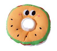 Conical Cat Collar, Cat Recovery Collar, Adjustable Hamburger Shaped Pillow for Cat Elizabethan Collar, Comfortable Cat Neck Protector, Soft Cone for Cats