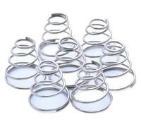 Conical Cone Compression Spring, 304 Stainless Steel Tower Springs Conical Cone Compression Spring Taper Pressure Spring Primavera Wire Diameter 1mm(3pcs,1x610x18x7mm)