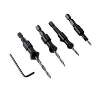 Conical Drill Countersunk Hexagonal Shank Reaming Tapered Hole Countersunk Special-shaped Tapered Countersink Bit Wood Countersink Drill Bit Set For Wood High Speed Steel