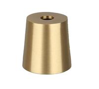 Conical Furniture Foot Covers, Table, Chair, Stool, Sofa, Cabinet Foot Covers, Brass Bottom Cover, Create Elegant Home Life(32 * 28 * 38 * 1.3mm)