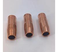 Conical Gas Nozzle for MIG/MAG Welding, Compatible with for Lincoln for Magnum 100L & Mini/#1, 21-50 Model 1/2-Inch Copper Nozzles 3-Pack