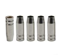 Conical Gas Nozzle Shield Cups for 15AK MIG MAG Welding Torch - Metal Shroud Set for Welder