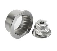 Conical Grinder Burr Set 48mm ，Compatible for Delonghi ，KG521M ，Compatible for Brevil ，BES86XL/B ，Compatible for Rommelsbacher ，EKM 300 ，Coffee Grinder Spare Parts