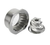 Conical Grinder Burr Set 48mm ，Compatible for Delonghi ，KG521M ，Compatible for Brevil ，BES86XL/B ，Compatible for Rommelsbacher ，EKM 300 ，Coffee Machine Replacement Spare Parts