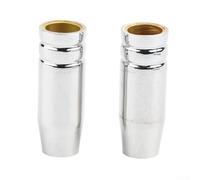 Conical Nozzle Shroud for MIG MB25 Welding, 2-Pack Push-On Gas Nozzle Guard, 22mm Outer Diameter, 57mm Length