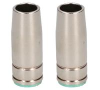 Conical Nozzle Shroud MB25 Welding 22mm OD 15mm Bore 57mm Length Pack of 2