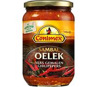 Conimex Sambal Oelek, Indonesian herb sauce of ground chili peppers, 200 g