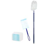 Conipa Dust Magnet Set - 20 Microfibre Duster Refill Pack with Telescopic Rod for Pet Hair & Dust Removal (Starter Set)