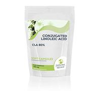 Conjugated Linoleic Acid CLA 80% x 60 Soft Capsules Health Food Supplements Nutrients HEALTHY MOOD UK Quality Nutrients