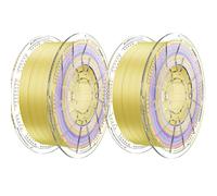 Conjure Matte PLA Filament 1.75mm, Rainbow Matte Multicolor 3D Printer Filament, +/-0.02mm, 2x1KG Bundle (4.4lbs)/Spool, Fit Most FDM 3D Printers, Dopamine Series