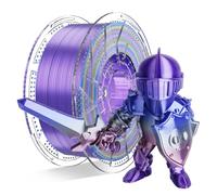 Conjure Silk PLA Filament 1.75mm, Multicolor Rainbow 3D Printing Filament, +/-0.02mm,1kg (2.2lbs)/Spool, Fit Most FDM 3D Printers, Silk Universe Series