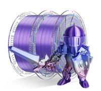 Conjure Silk PLA Filament 1.75mm, Multicolor Rainbow 3D Printing Filament, +/-0.02mm, 2x1KG Bundle (4.4lbs)/Spool, Fit Most FDM 3D Printers, Silk Universe Series