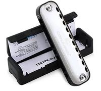 Conjurer Blues Major C Harmonica for Beginners and Kids Blues Harp C 10 Hole Diatonic Harmonica Muntamonika Instrument with Brass Reeds and Excellent Sound, 1007C
