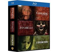 Conjuring : Les Dossiers Warren + Annabelle + L'exorciste - 3 Films d'horeur - Coffret Blu-Ray