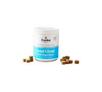 Conka Anal Gland Support Dog Chews: Digestive Health, Reduces Scooting & Discomfort, Natural Fibre, 100% Natural & Grain Free, (Peanut Butter Flavoured) 120 Chews