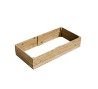 Conka Garden - Wooden Raised Bed Kit - Large Garden Planters for Vegetables, Herbs, Flowers - Start Growing Plants Earlier & Better - Durable & Resistant FSC Treated Timber 46cm H, 120cm x 240cm