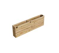 Conka Garden - Wooden Raised Bed Kit - Large Garden Planters for Vegetables, Herbs, Flowers - Start Growing Plants Earlier & Better - Durable & Resistant FSC Treated Timber 30cm L x 240cm W x 76cm H