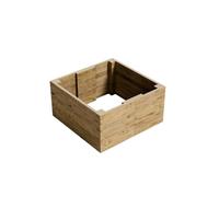 Conka Garden - Wooden Raised Bed Kit - Large Garden Planters for Vegetables, Herbs, Flowers - Start Growing Plants Earlier & Better - Durable & Resistant FSC Treated Timber 46cm H, 90cm x 90cm