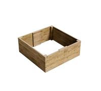 Conka Garden - Wooden Raised Bed Kit - Large Garden Planters for Vegetables, Herbs, Flowers - Start Growing Plants Earlier & Better - Durable & Resistant FSC Treated Timber 120cm L x 120cm W x 46cm H
