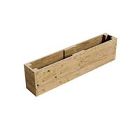 Conka Garden - Wooden Raised Bed Kit - Large Garden Planters for Vegetables, Herbs, Flowers - Start Growing Plants Earlier & Better - Durable & Resistant FSC Treated Timber 30cm L x 180cm W x 46cm H