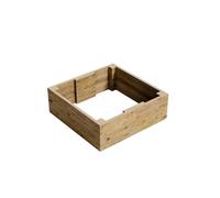 Conka Garden - Wooden Raised Bed Kit - Large Garden Planters for Vegetables, Herbs, Flowers - Start Growing Plants Earlier & Better - Durable & Resistant FSC Treated Timber 30cm H, 90cm x 90cm