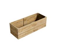 Conka Garden - Wooden Raised Bed Kit - Large Garden Planters for Vegetables, Herbs, Flowers - Start Growing Plants Earlier & Better - Durable & Resistant FSC Treated Timber 90cm L x 240cm W x 76cm H