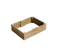 Conka Garden - Wooden Raised Bed Kit - Large Garden Planters for Vegetables, Herbs, Flowers - Start Growing Plants Earlier & Better - Durable & Resistant FSC Treated Timber 30cm H, 90cm x 120cm