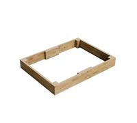 Conka Garden - Wooden Raised Bed Kit - Large Garden Planters for Vegetables, Herbs, Flowers - Start Growing Plants Earlier & Better - Durable & Resistant FSC Treated Timber 15cm H 90cm x 120cm