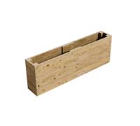 Conka Garden - Wooden Raised Bed Kit - Large Garden Planters for Vegetables, Herbs, Flowers - Start Growing Plants Earlier & Better - Durable & Resistant FSC Treated Timber 30cm L x 180cm W x 60cm H