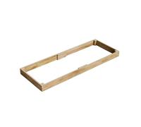 Conka Garden - Wooden Raised Bed Kit - Large Garden Planters for Vegetables, Herbs, Flowers - Start Growing Plants Earlier & Better - Durable & Resistant FSC Treated Timber 15cm H, 90cm x 240cm