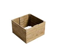 Conka Garden - Wooden Raised Bed Kit - Large Garden Planters for Vegetables, Herbs, Flowers - Start Growing Plants Earlier & Better - Durable & Resistant FSC Treated Timber 76cm H, 120cm x 120cm