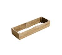 Conka Garden - Wooden Raised Bed Kit - Large Garden Planters for Vegetables, Herbs, Flowers - Start Growing Plants Earlier & Better - Durable & Resistant FSC Treated Timber 30cm H, 60cm x 180cm