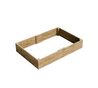 Conka Garden - Wooden Raised Bed Kit - Large Garden Planters for Vegetables, Herbs, Flowers - Start Growing Plants Earlier & Better - Durable & Resistant FSC Treated Timber 30cm H, 120cm x 180cm